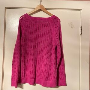 Talbot pink knit sweater in xl
